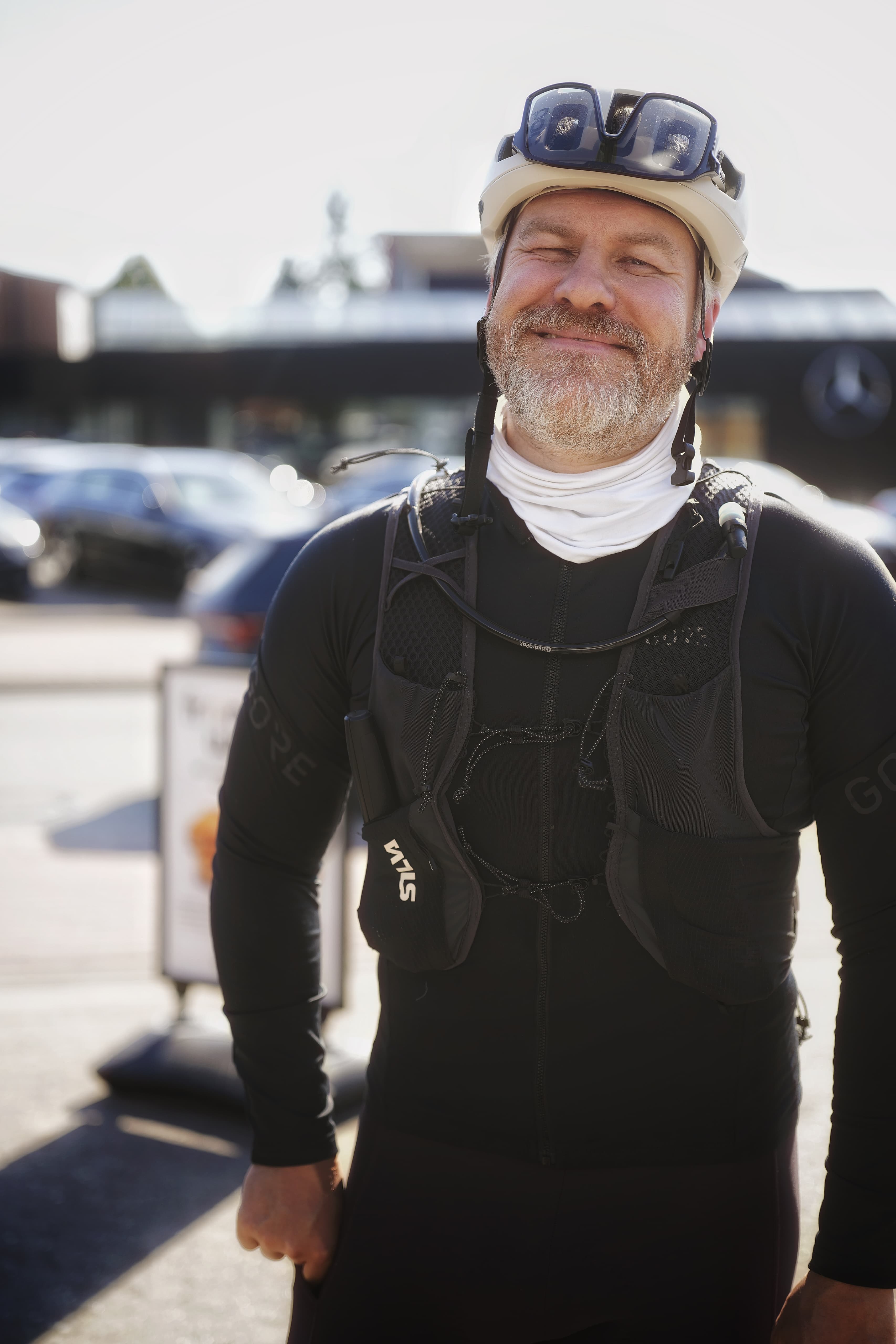 Auf dem Gravel-Bike unterwegs